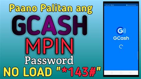 Paano Palitan ang Password sa Gcash .
